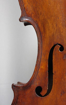 Violoncelle allemand double filet.