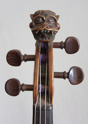 Violon t�te de chim�re.